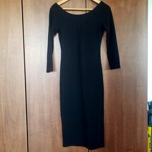 Zara Trafaluc 1/2 sleeve bodycon fitted midi dress